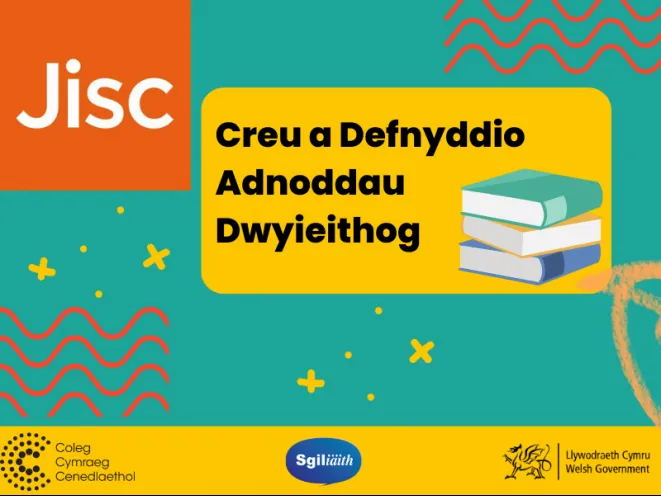 mân-lun creu a defnyddio adnoddau dwyieithog