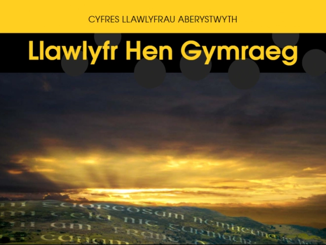 man lun llawlyfr hen gymraeg