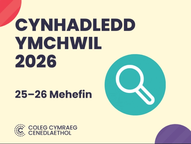 Cynhadledd Ymchwil 2026, 25 i'r 26 Mehefin