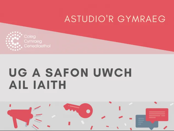 mân-lun astudio'r gymraeg lefel a ail iaith