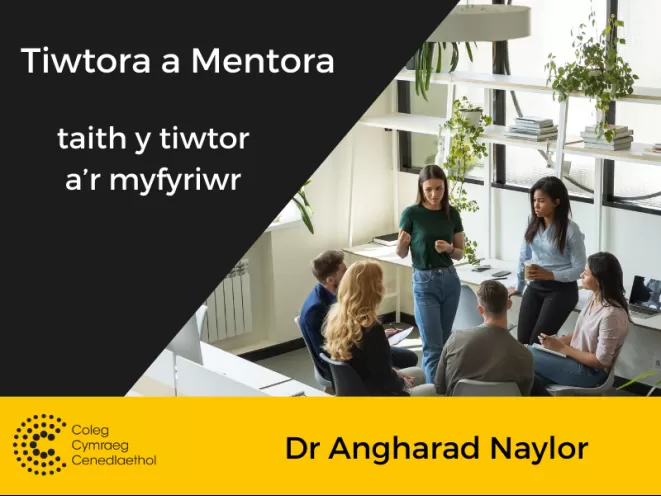 Tiwtora a Mentora: taith y tiwtor a’r myfyriwr