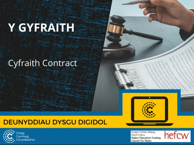 mân lun cyfraith contract