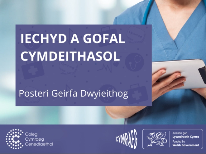 man lun iechyd a gofal cymdeithasol