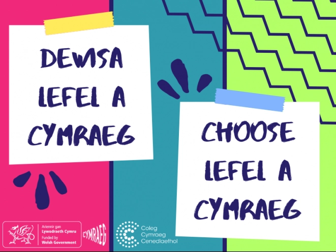 Dewisa Lefel A Cymraeg: Ymgyrch ac adnoddau