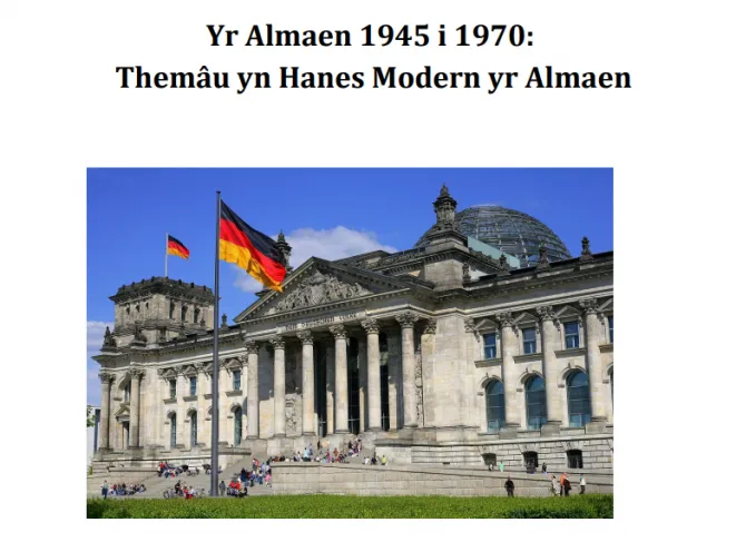 Yr Almaen 1945-1970