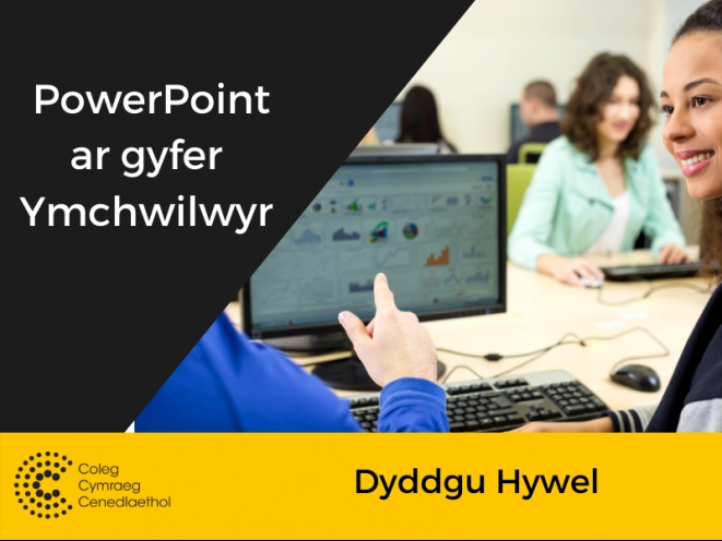 MS PowerPoint ar gyfer Ymchwilwyr