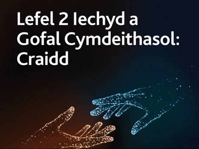 mâl lun iechyd a gofal cymdeithasol craidd